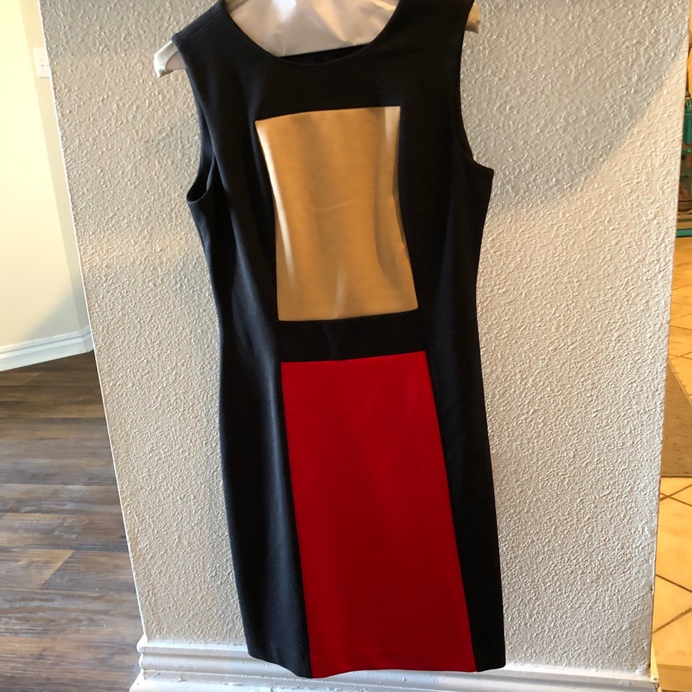 Calvin Klein Color Block Dress